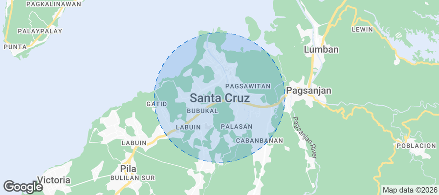 Santa Cruz Airbnb map